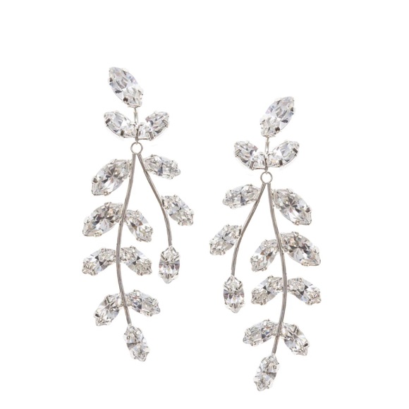 Elizabeth Bower Eden Mini Chandelier Crystal Earrings - Picture 3 of 4